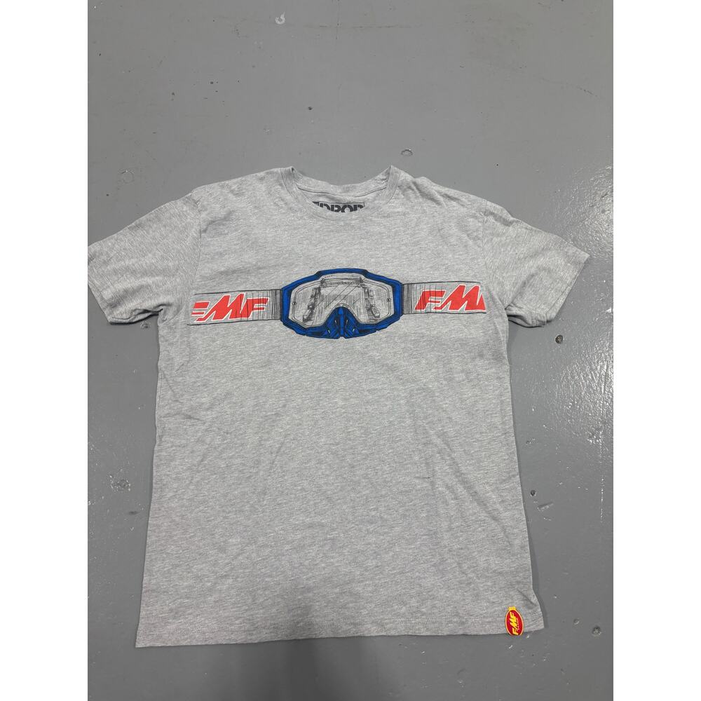 FMF Racing Shirt Large Black Y2K Motocross Flying‎ Machine Factory